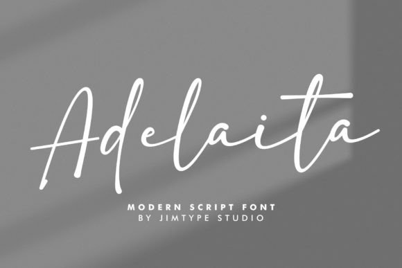 Adelaita Font: A Feminine Script for Digital Branding