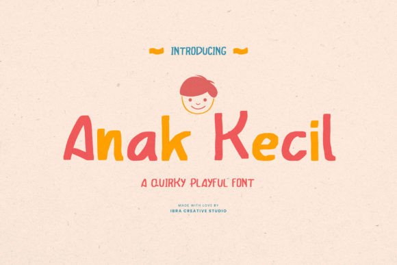 Anak Kecil: A Playful Typeface for Digital Creativity