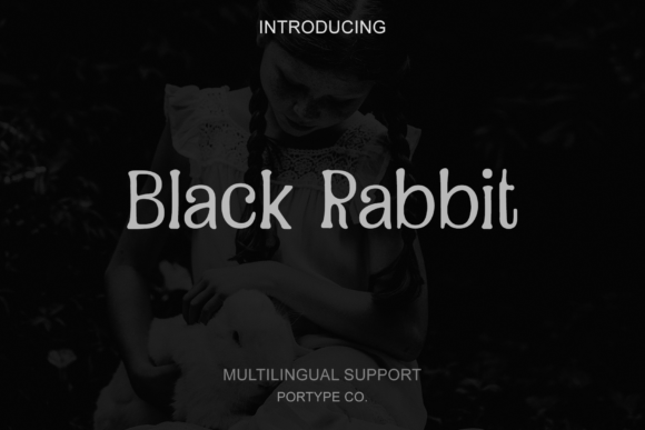 Black Rabbit Typeface: A Script Amp Font for Heartfelt Creations