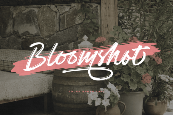 Bloomshot Font: A Creative Typeface for Small Business Branding