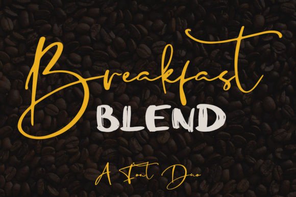 Breakfast Blend Font: A Signature Typeface for Handmade Creations