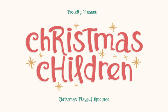 Christmas Children Font: A Script Typeface for Editorial Elegance