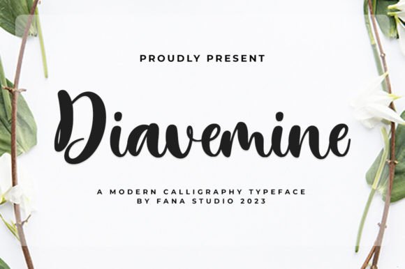 Diavemine: A Stylish Script Font for Polished Branding