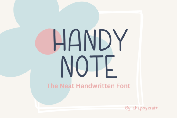 Handy Note: A Handwritten Typeface That Elevates Editorial Design