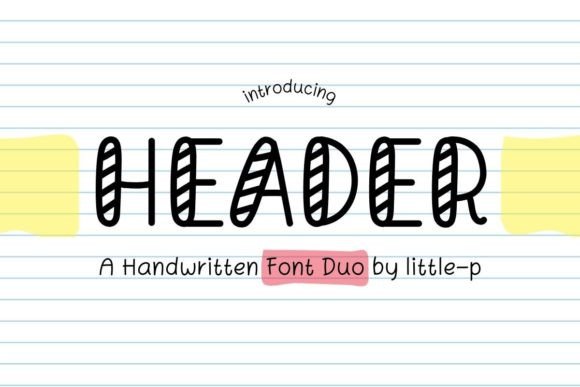 Header Font: A Dynamic Typeface for Marketers and Designers