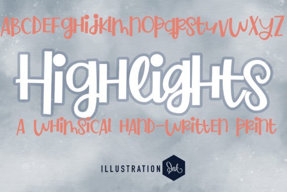 Highlights Font: A Playful Typeface for Digital Design