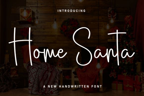 Home Santa Font: A Handwritten Typeface for Your Brand