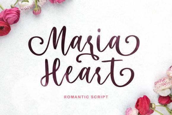 Maria Heart Font: A Sweet Script for Modern Web Design