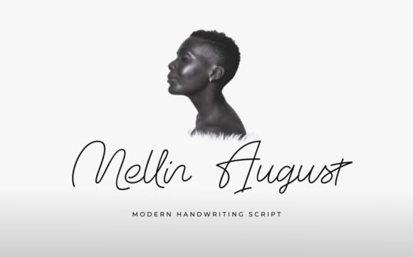 Mellin August Font: A Sweet Script for Your Handmade Creations