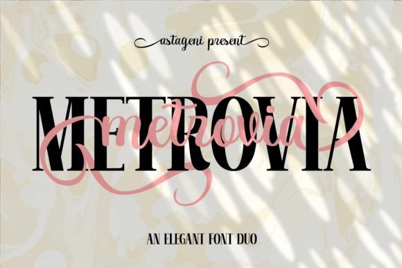 Metrovia Duo Font: A Script Amp Typeface That Elevates Digital Branding
