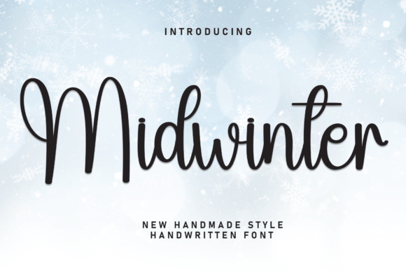 Midwinter: A Handwritten Font for Gentle Typography