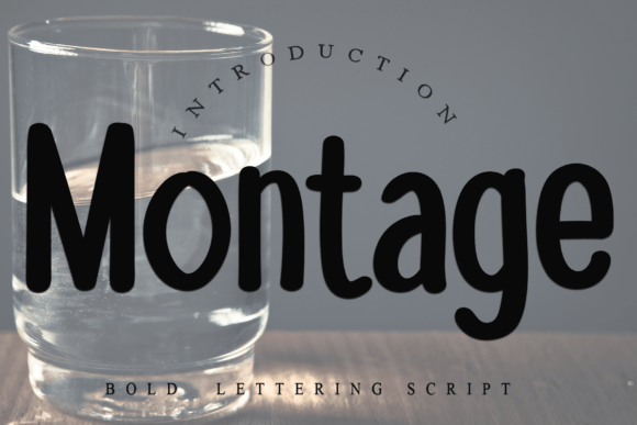 Montage Font: A Playful Handwritten Typeface for Modern Web Design