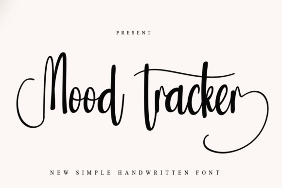 Mood Tracker Font: A Playful Typeface for Creative Branding