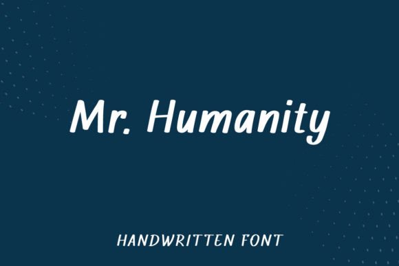Mr. Humanity: A Handwritten Serif Font for Creative Makers