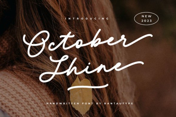 October Shine: A Modern Script Font for Digital Branding