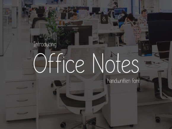 Office Notes Font: A Handwritten Typeface for Memorable Marketing