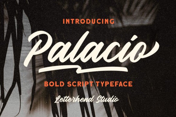 Palacio: A Bold Script Font That Elevates Campaign Design