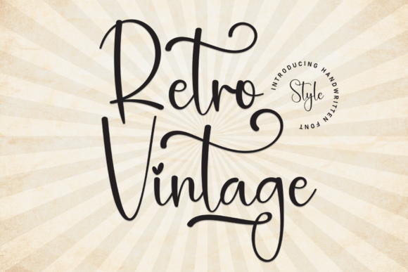 Retro Vintage Typeface: A Nostalgic Font for Memorable Campaigns