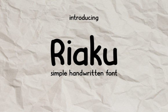 Riaku: A Handwritten Typeface for Thoughtful Editorial Design