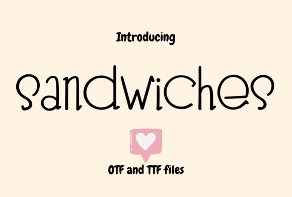 Sandwiches Font: A Delightful Handwriting Typeface for Creative Branding