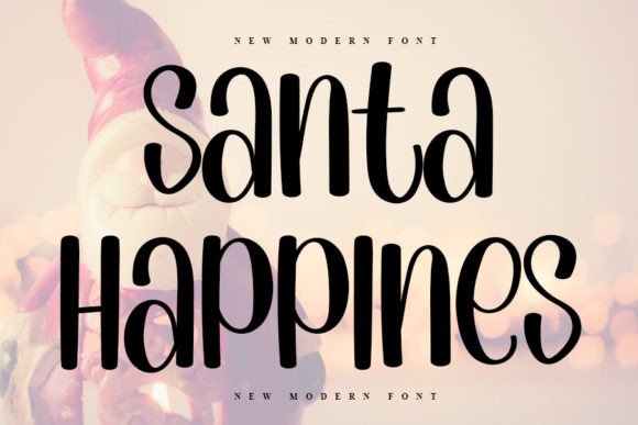 Santa Happines: The Font That Elevates Your Campaign's Visual Story