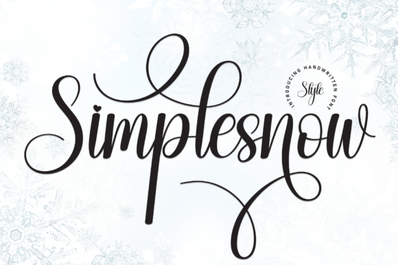Simplesnow: A Handwritten Typeface for Modern Web Design