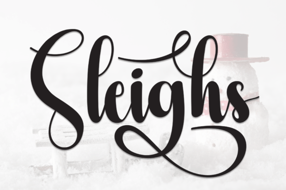Sleighs Font: A Display Typeface with Digital Charm