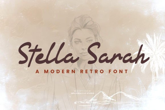 Stella Sarah Font: A Modern Retro Typeface for Web Design