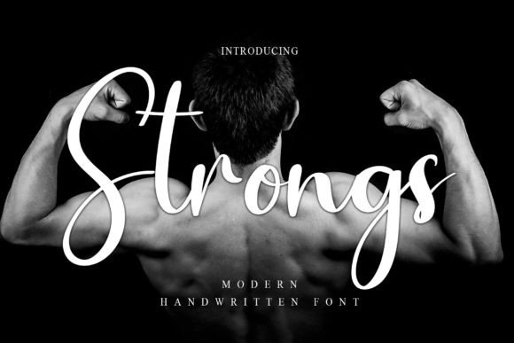 Strongs Font Review: A Handwritten Typeface for Creative Branding
