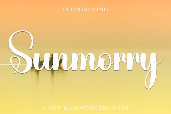 Sunmorry: A Stylish Handwritten Font for Modern Branding