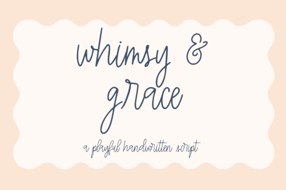 Whimsy Grace Font: A Delightful Script for Editorial Design