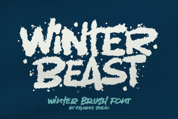 Winter Beast Font: Bold Winter Typography for Digital Design