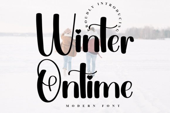 Winter Ontime: A Bold Handwritten Typeface for Modern Branding